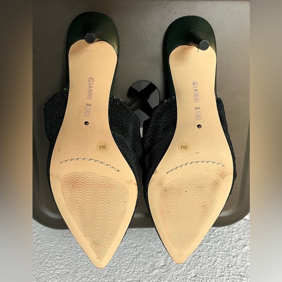 Gianni Bini Green Sequin Women's Heels - Picture 4 of 4